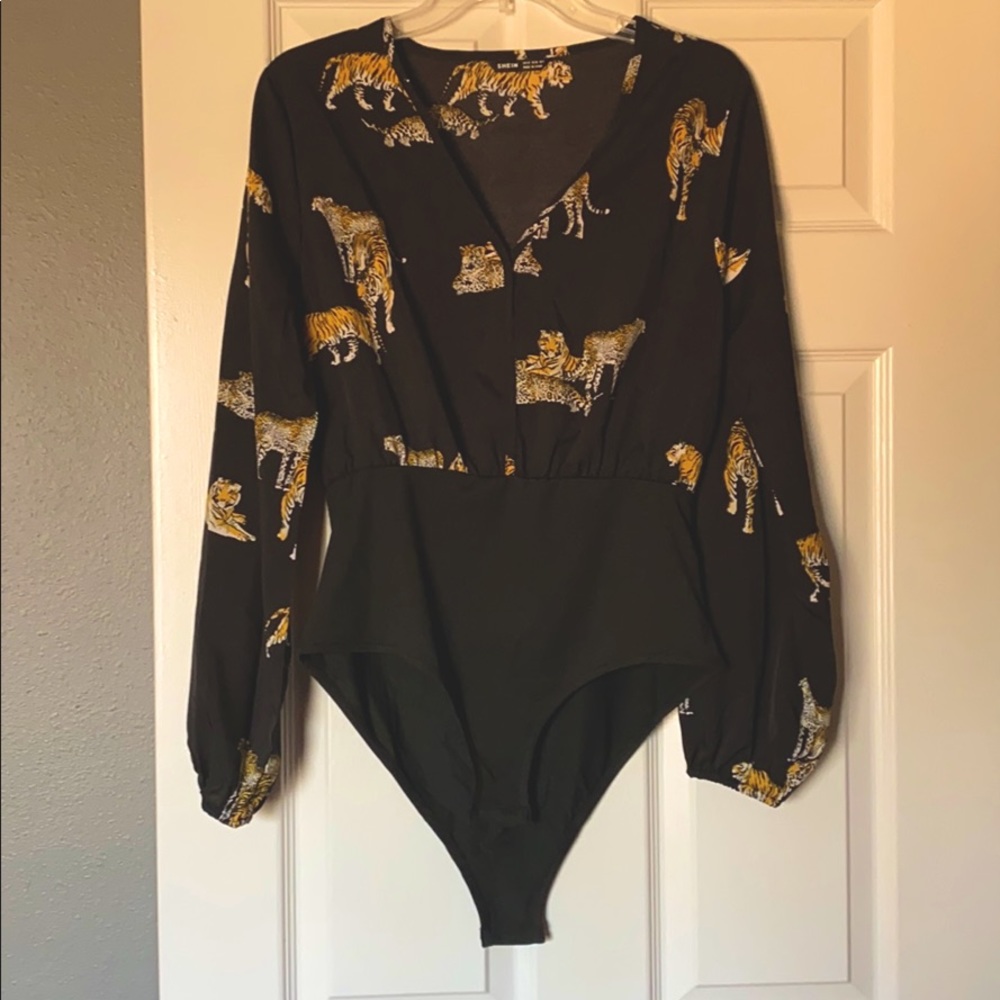 Wild cat bodysuit